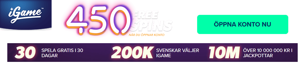 Casinokampanj med bonus och free spins